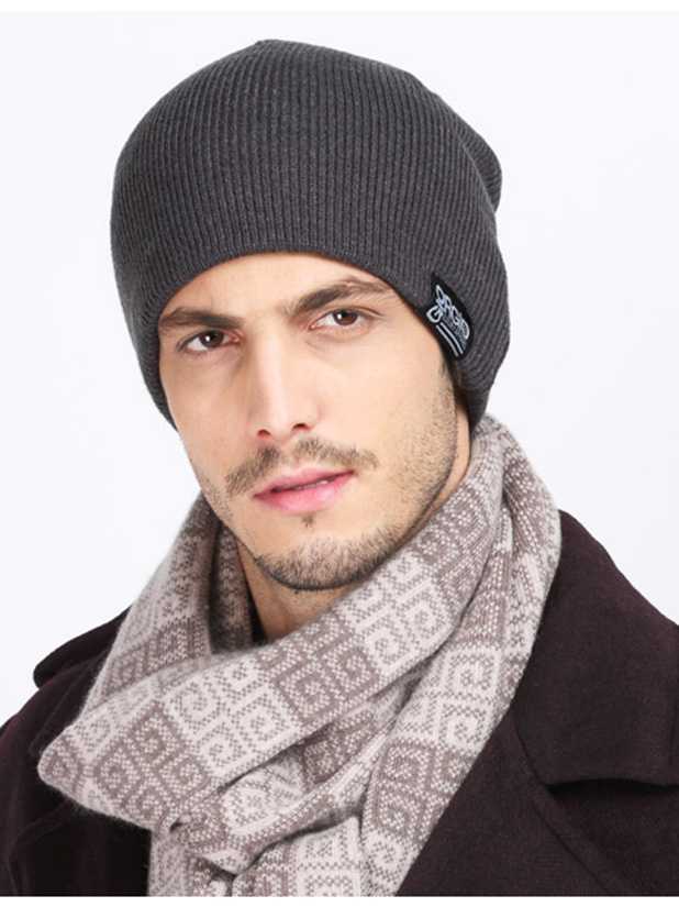 Custom made knitting wool hat scarf